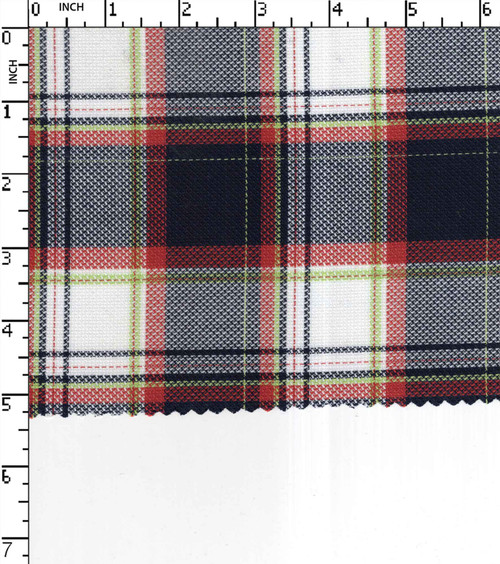 100% Cotton Yarn Dyed Oxford Big Check