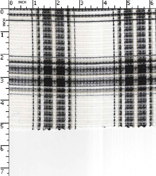 100% Cotton Yarn Dyed Dobby Plaid Check