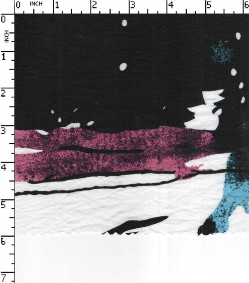 Nylon Viscose Printed Plain Abstract