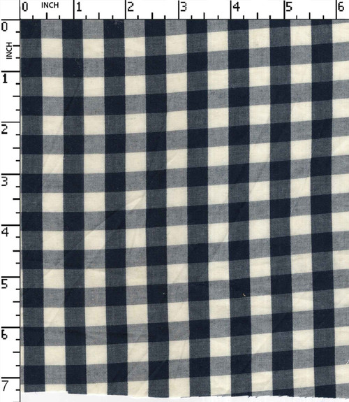 100% Cotton Yarn Dyed Plain 9Mm Gingham Check