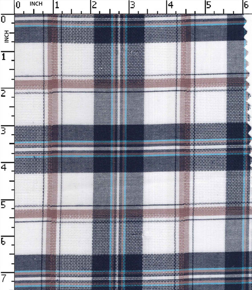 100% Cotton Yarn Dyed Twill Big Check