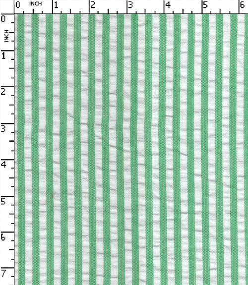 100%Cotton Yarn Dyed Seersucker 5Mm Stripe
