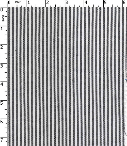 100% Cotton Yarn Dyed Plain 3Mm Stripe