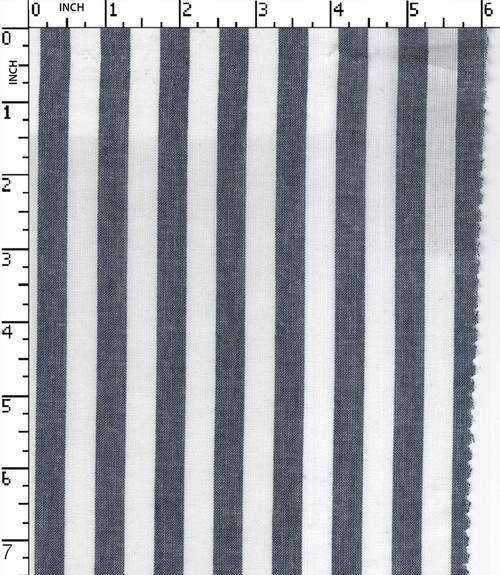 100% Cotton Yarn Dyed Plain 1Cm Stripe
