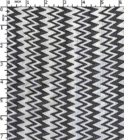 100% Polyester Yarn Dyed Knitted Zigzag