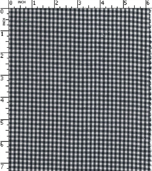 100% Cotton Yarn Dyed Plain 2Mm Gingham Check