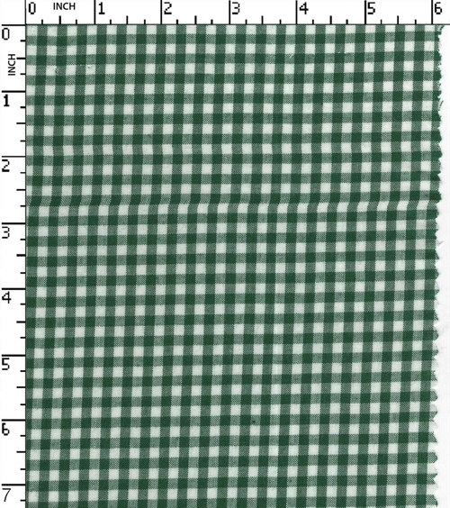 100% Cotton Yarn Dyed Plain 4Mm Gingham Check