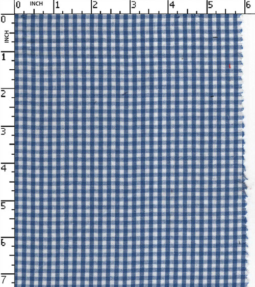 Poly Cotton Yarn Dyed Plain 3Mm Gingham Check