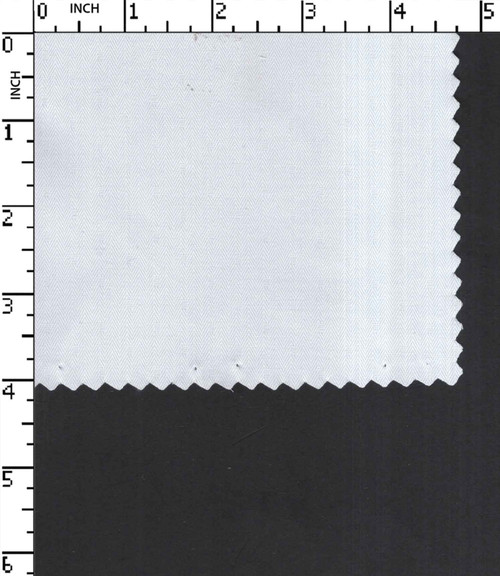 50% Poly 50% Cotton Bleached Herringbone Minimal Dobby