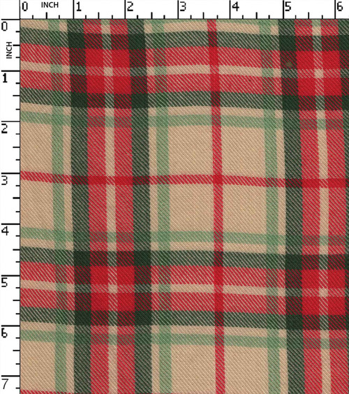 100% Viscose Yarn Dyed Twill Big Check