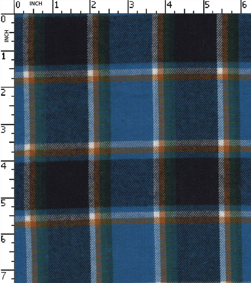 100% Cotton Yarn Dyed Twill Medium Check