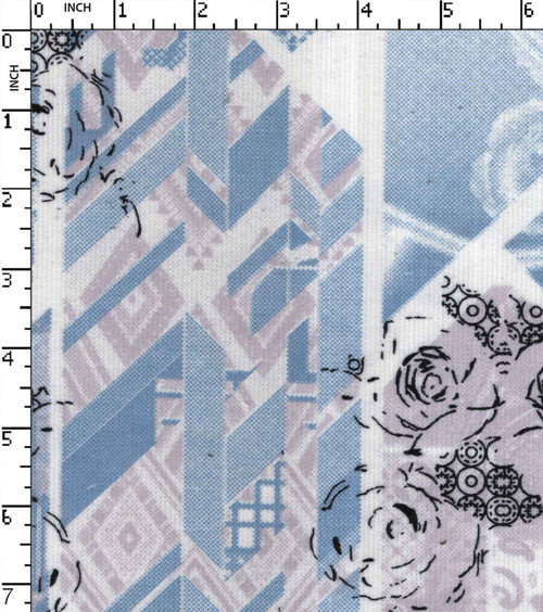 100% Cotton Printed Corduroy Abstract With Traditional