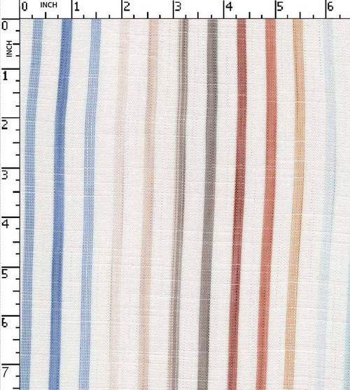 100% Cotton Yarn Dyed Plain Candy Stripe White/Blue/Yellow/Brown Two Way Slub  Gsm-95 Mcc-110-Da