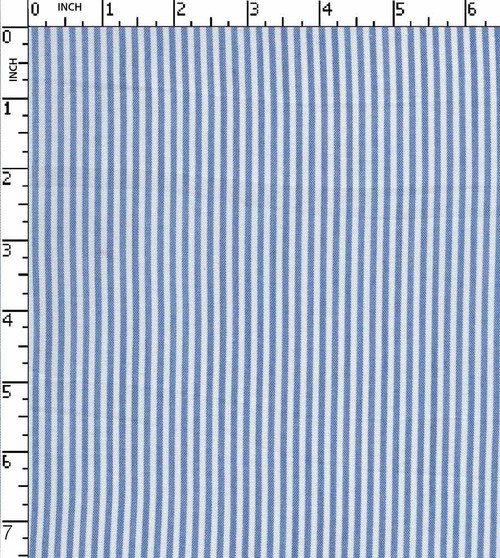 100% Cotton Yarn Dyed Plain Candy Stripe Blue White   Gsm-101 Mcc-113-Da