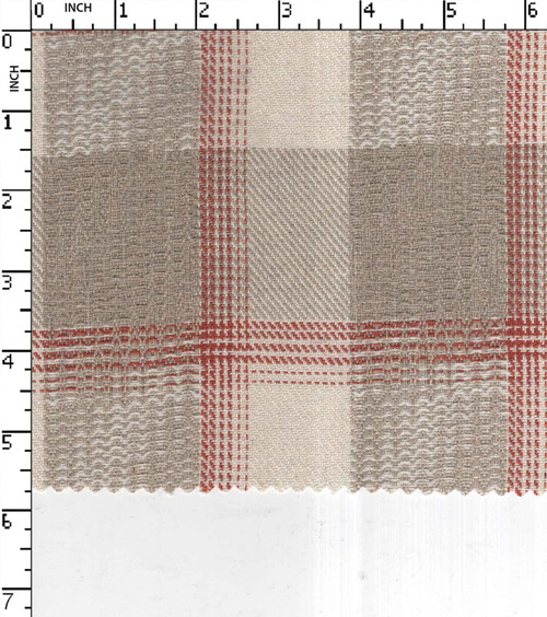 100% Cotton Recycled Yarn Dyed Dobby Big Check