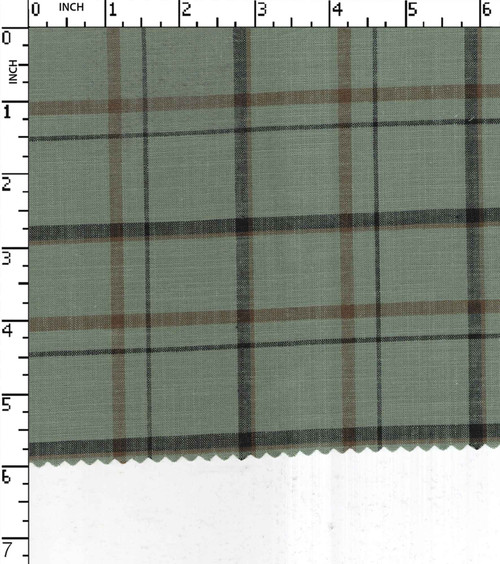 100% Cotton Yarn Dyed Plain Big Check