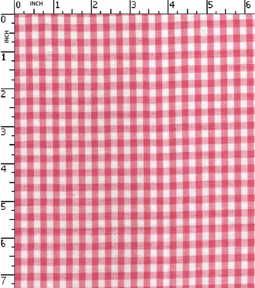 100% Cotton Yarn Dyed Plain 5Mm Gingham Check