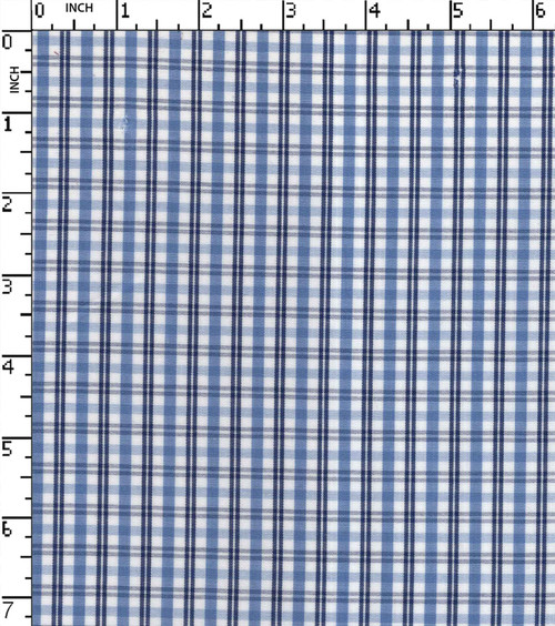 100% Cotton Yarn Dyed Plain Small Check