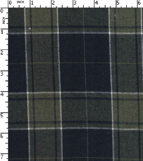 100% Cotton Yarn Dyed Plain Medium Check