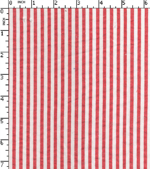 100% Cotton Yarn Dyed Seersucker 3Mm Stripe