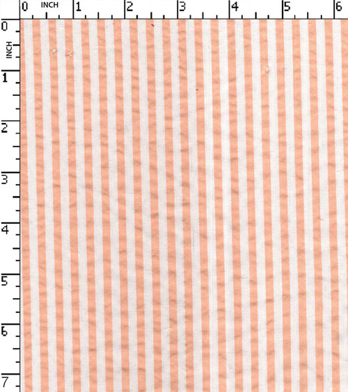 100% Cotton Yarn Dyed Seersucker 3Mm Stripe