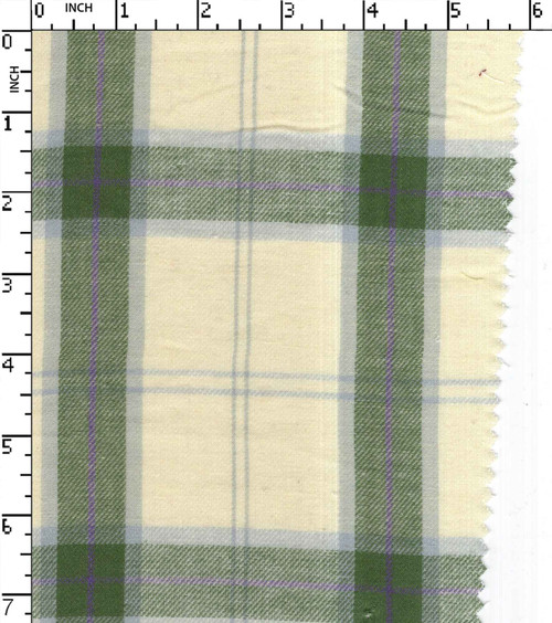 100% Cotton Yarn Dyed Twill Big Check