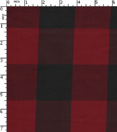 100% Viscose Yarn Dyed Twill Tom Tom Check