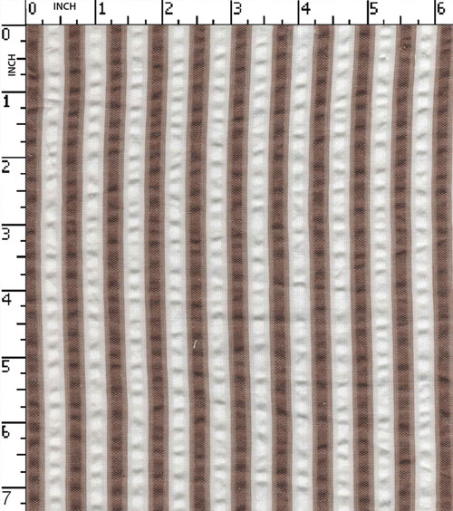 100% Cotton Yarn Dyed Seersucker Thin Thick Stripe