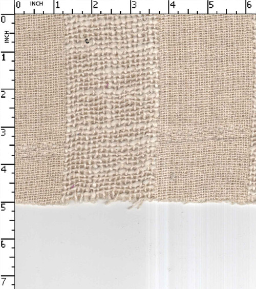 Cotton Poly Recyled Greige Handloom Fancy Fabric