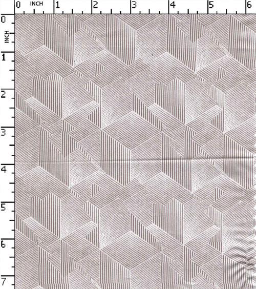 100% Cotton Printed Satin Abstract