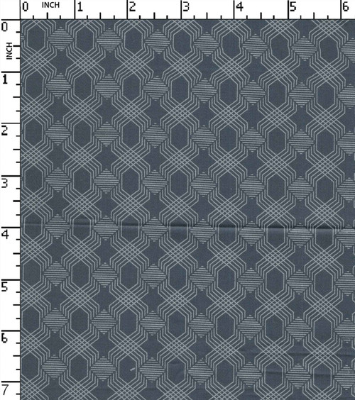 100% Cotton Printed Satin Geometric