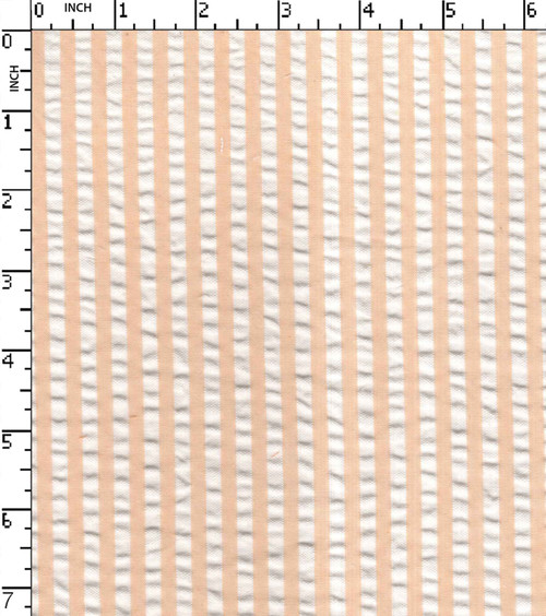100% Cotton Yarn Dyed Seersucker 5Mm Stripe