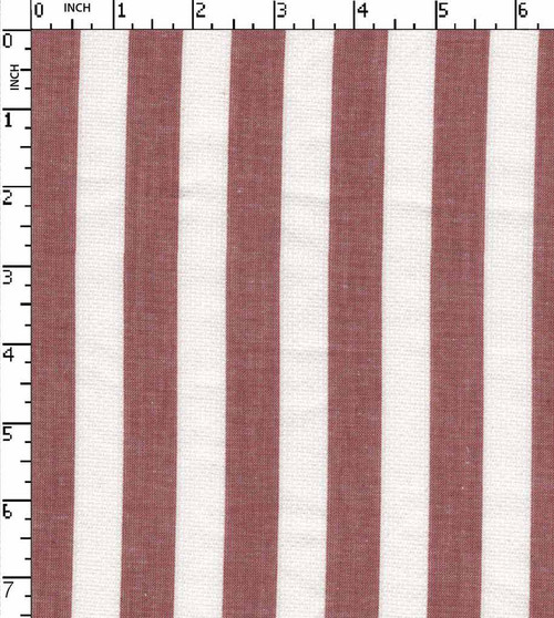 100% Cotton Yarn Dyed Dobby Matty Dobby Stripe Red/White   Gsm-95 Wid-120-Da