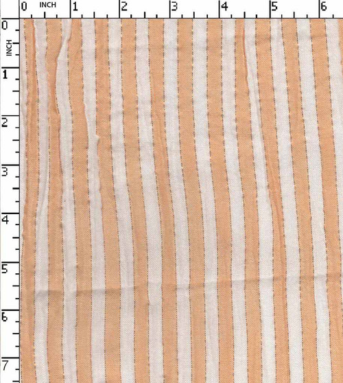 100% Cotton Yarn Dyed Plain Lurex Stripe Yellow/White High Twist Crinkle   Gsm-95 Wid-136-Da