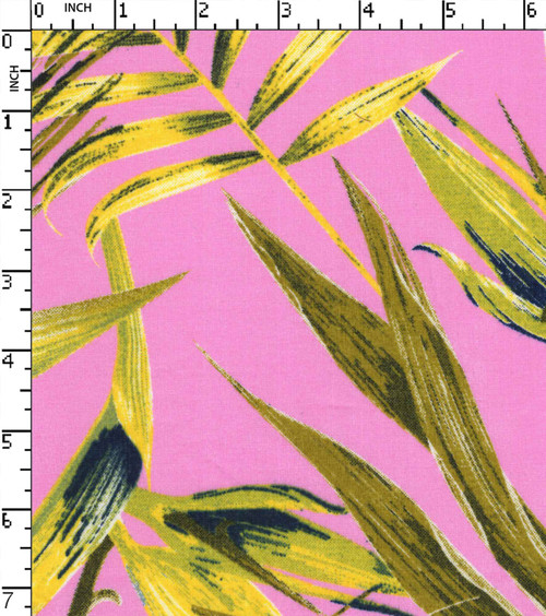 100% Cotton Printed Plain Big Leaf