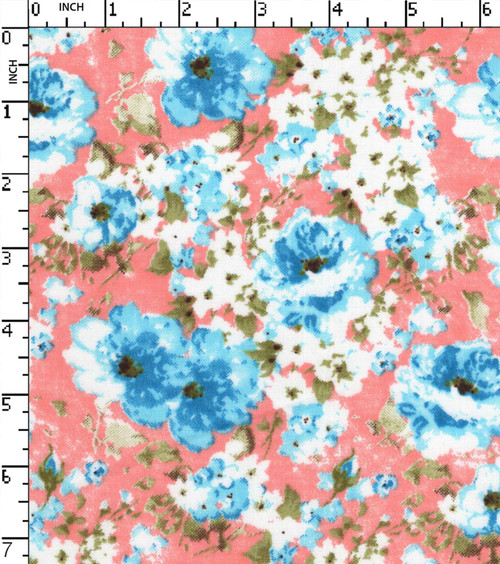 100% Cotton Printed Plain Floral