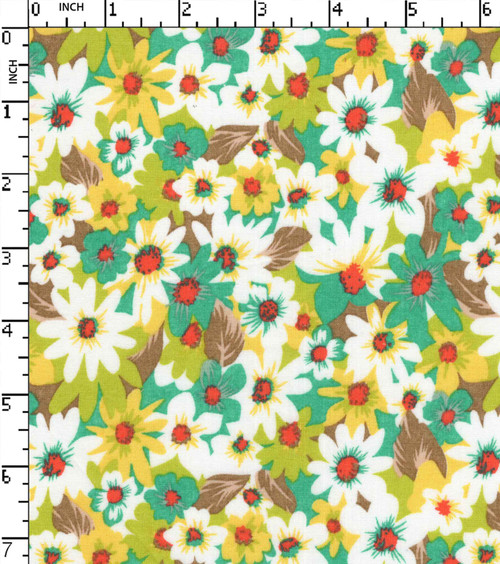 100% Cotton Printed Plain Floral