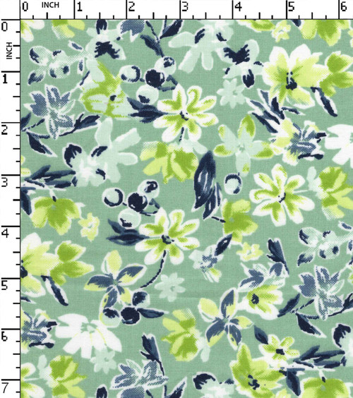 100% Cotton Printed Plain Flower With Leaf