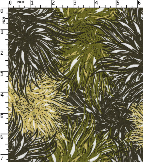 100% Rayon Printed Plain Flower