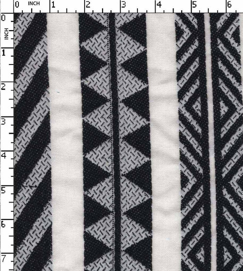 100% Cotton Yarn Dyed Jacquard Jacquard Stripe Black/White   Gsm-53 Wid-157-Da