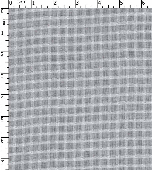 100% Cotton Bleached Dobby Mini Check White   Gsm-74 Wid-309-Da