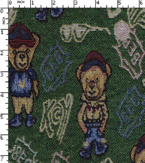 Poly Cotton Yarn Dyed Jacquard Cat With Sunglasses And Batminton