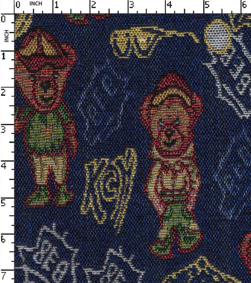 Poly Cotton Yarn Dyed Jacquard Cat With Sunglasses And Batminton