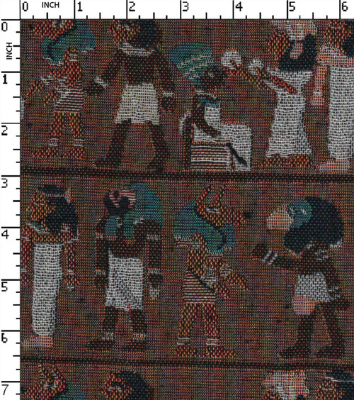 Poly Cotton Yarn Dyed Jacquard African Print