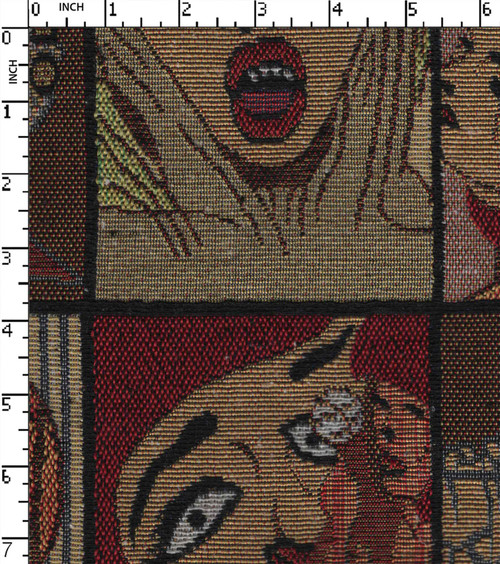 Poly Cotton Yarn Dyed Jacuard Abstract