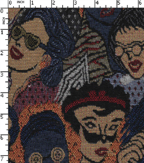 Poly Cotton Yarn Dyed Jacuard Abstract