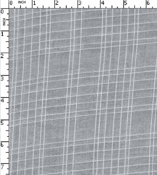 100% Cotton Bleached Plain Medium Rib Check White   Gsm-68 Wid-322-Da