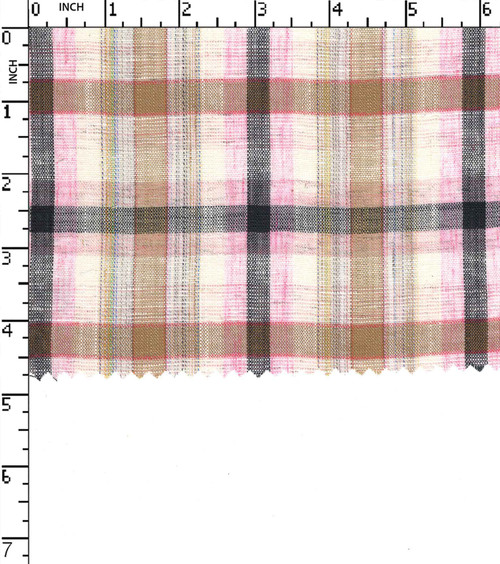 97% Cotton 3% Lycra Yarn Dyed Plain Big Check