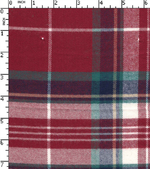 100% Viscose Yarn Dyed Twill Big Check