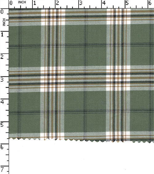 100% Cotton Yarn Dyed Oxford Plaid Check